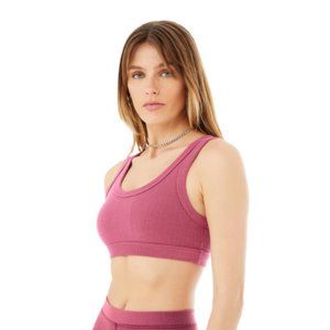 ALO YOGA WELLNESS BRA - raspberry sorbet size S